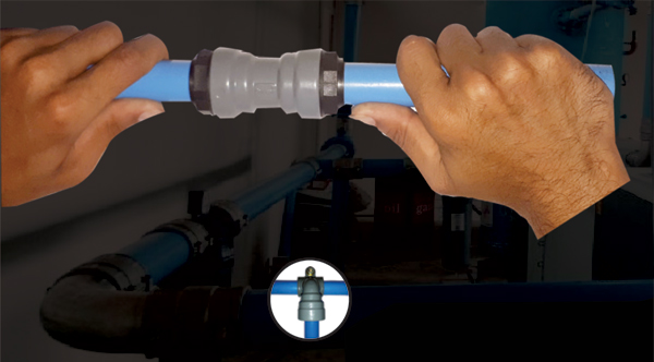 modular aluminum piping and fittings